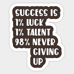 The Dance of Success Sticker